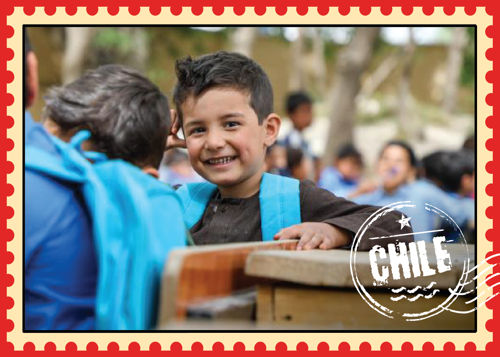 Te comparto esta postal de Chile. Durante el 2021 logramos contribuir junto a UNICEF con el retorno seguro a las salas de clases de niños, niñas y adolescentes. En Chile, #ParaCadaInfancia EDUCACIÓN