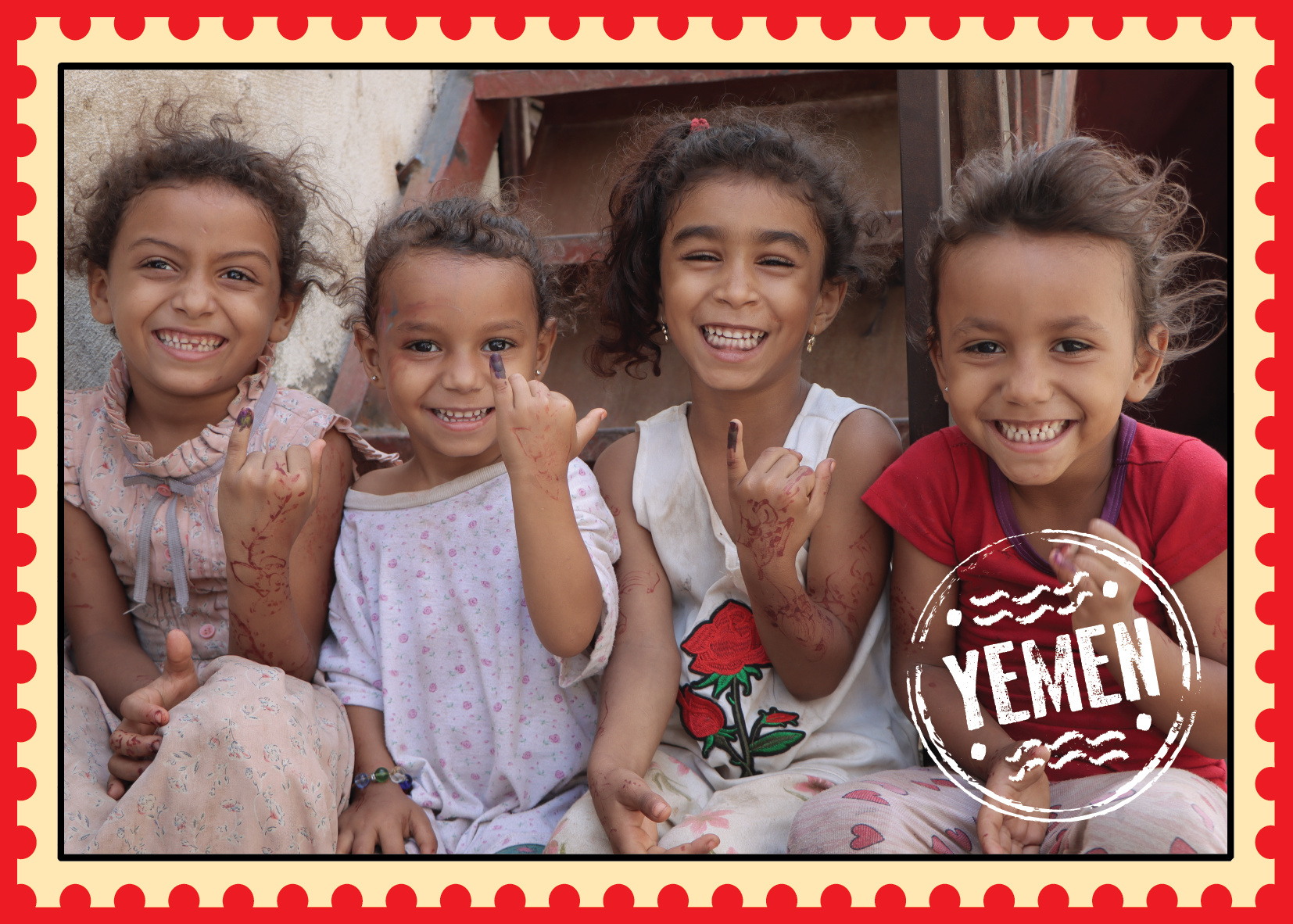Te comparto esta postal de Yemen, que vive una de las peores crisis humanitarias de los últimos años. Junto a UNICEF llevamos a más de 3.8 millones de niños y niñas su vacuna contra la polio y más de 7.3 millones de personas accedieron a agua potable. En Yemen, #ParaCadaInfancia VACUNAS