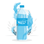 Bottle of water-cuate