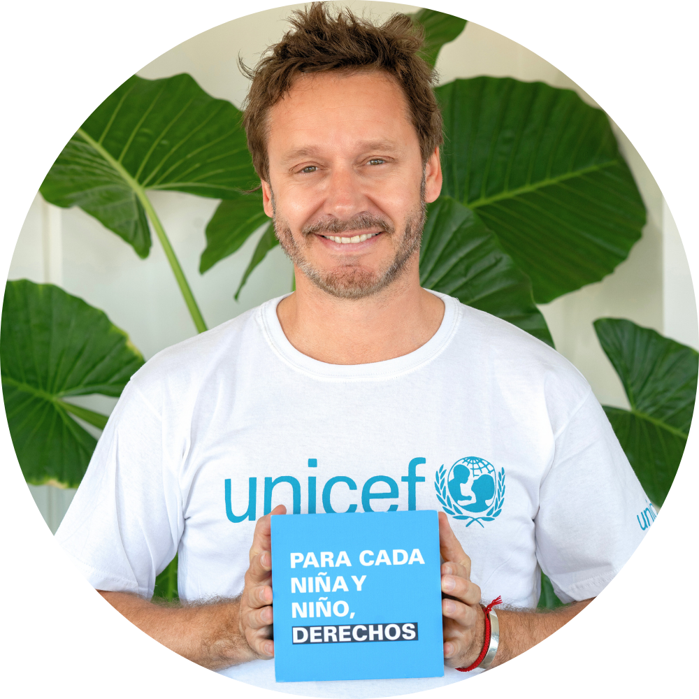 Benjamín Vicuña. Embajador UNICEF.